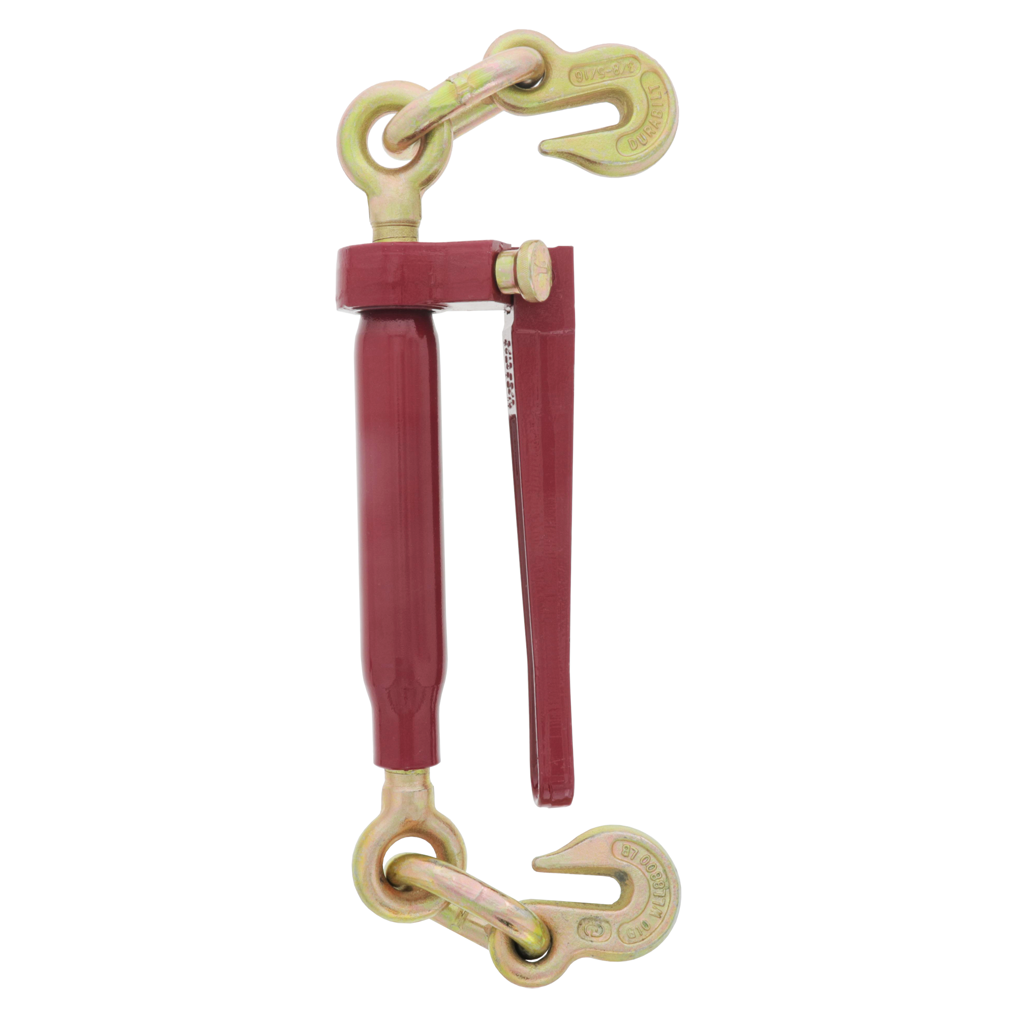 Gold-Tip Folding Handle Ratchet Load Binder – 5/16" To 3/8" Chain, 8,800 Lbs Capacity, Weatherproof