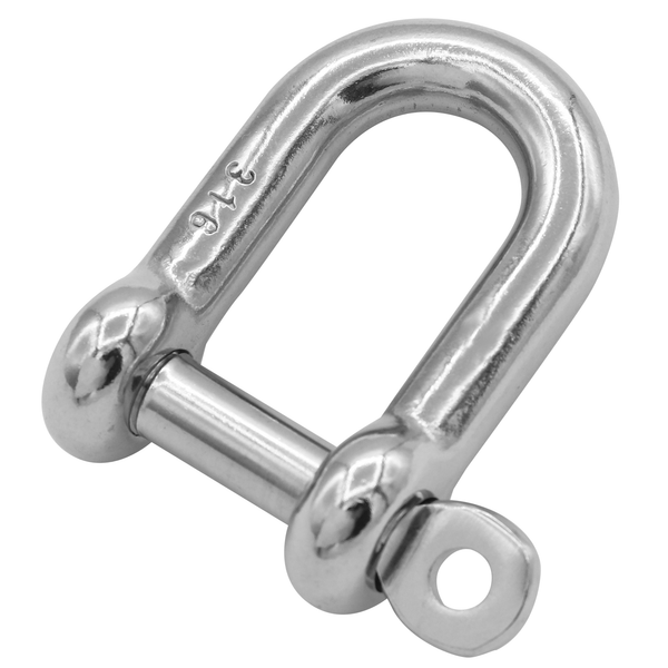 D Shackle, Captive Pin (Model 1702)