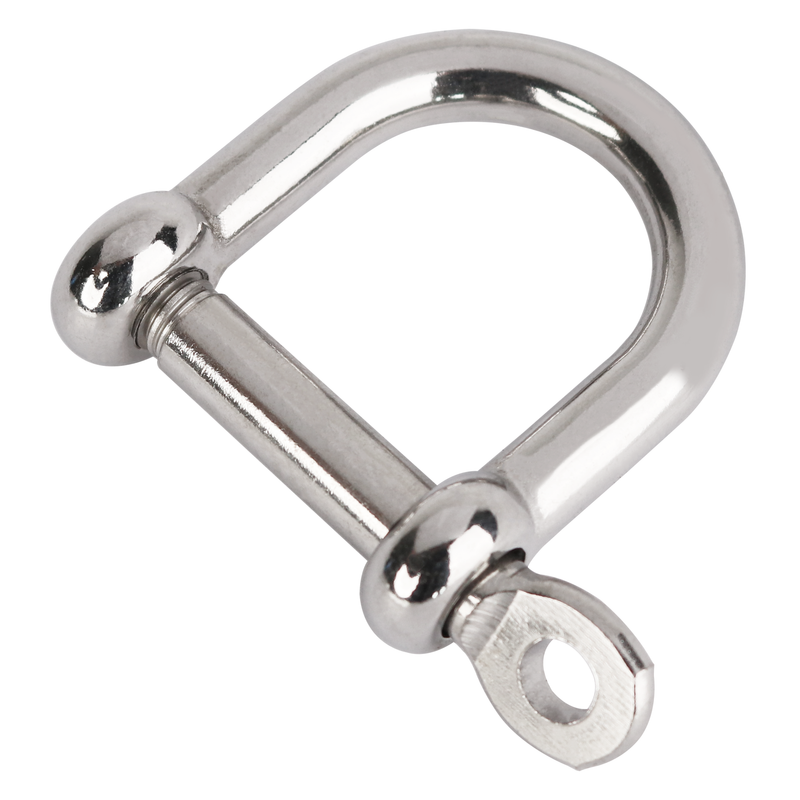 Wide D Shackle, Screw Pin (Model 1710)