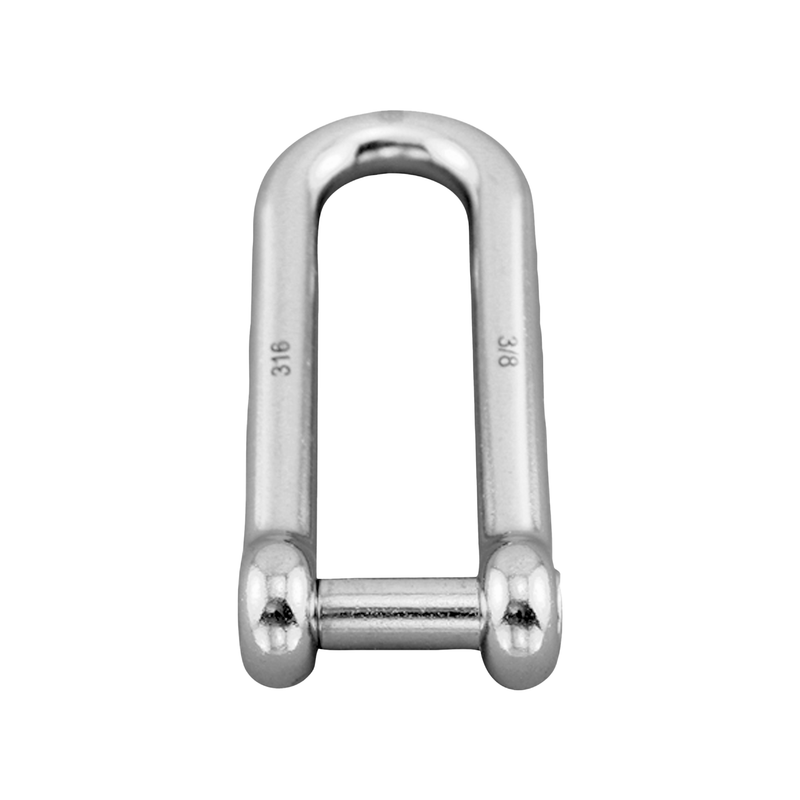 Long D Shackle, No Snag Pin (Model 1722)