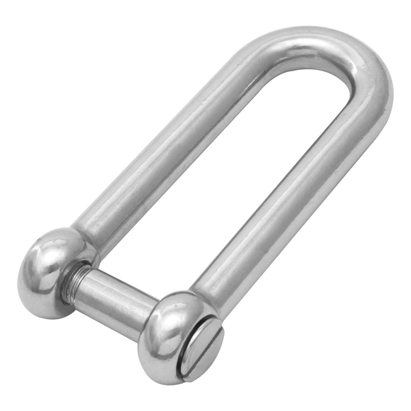 Long D Shackle, Flat Pin (Model 1723)