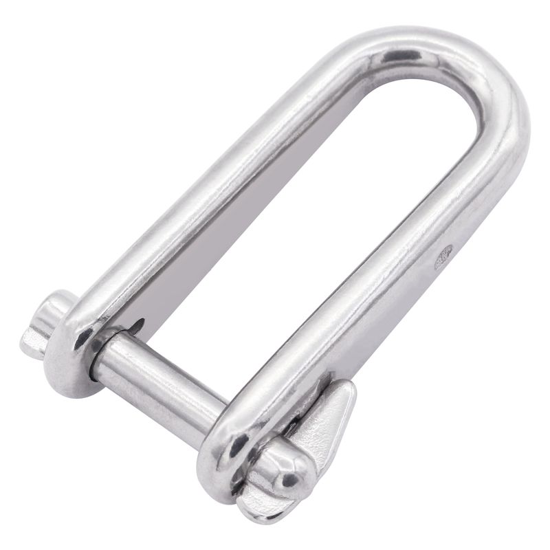 Long D Shackle, Key Pin (Model 1724)