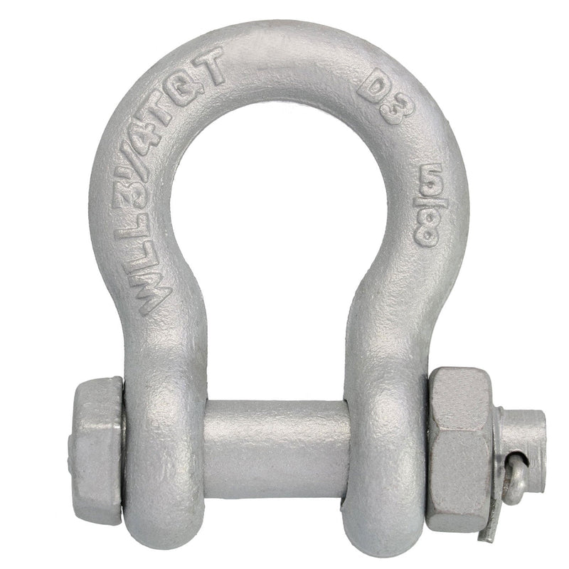 Galvanized Bolt-Type Anchor Shackle