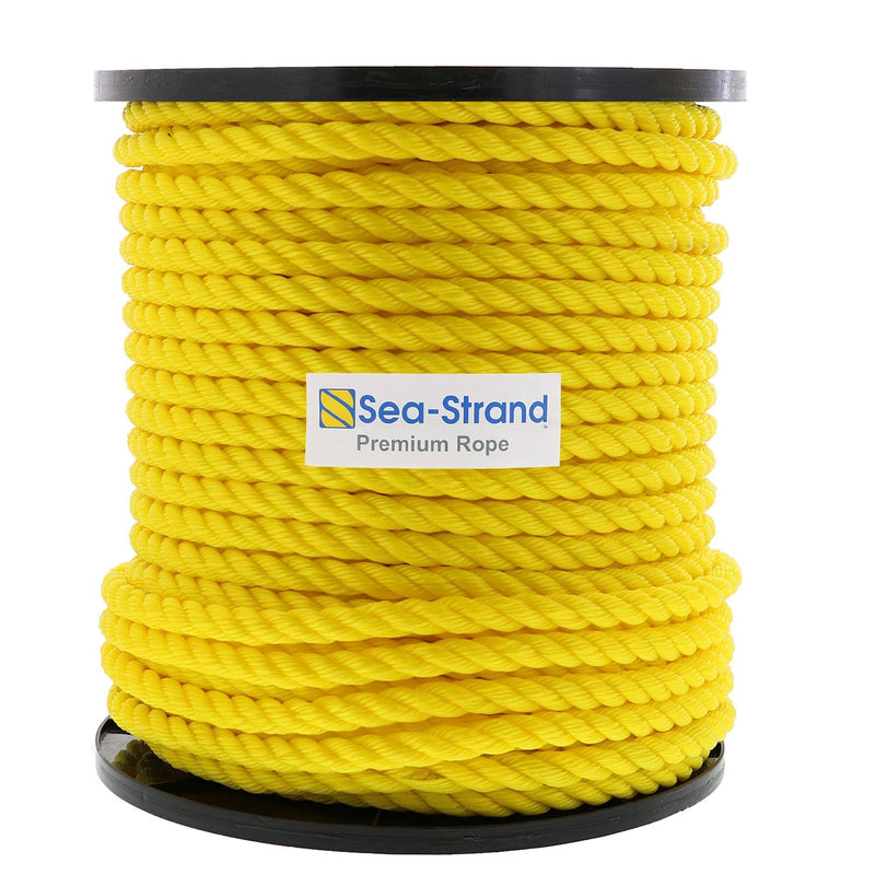 Polypropylene Yellow 3-Strand Rope