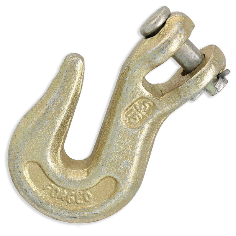 Grade 70 Clevis Grab Hook, for Transport use, Yellow Chromate