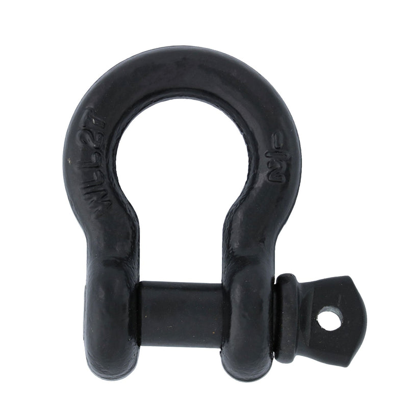 Black Powder Coated Galvanized Screw Pin Anchor Shackle