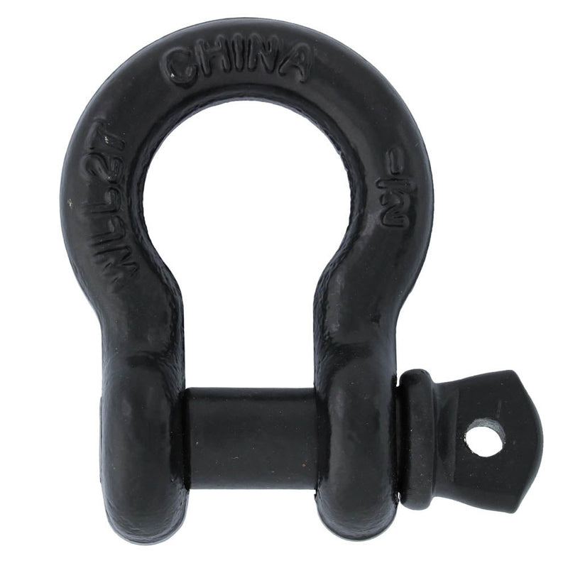 Black Powder Coated Galvanized Screw Pin Anchor Shackle