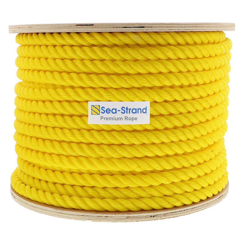 Polypropylene Yellow 3-Strand Rope