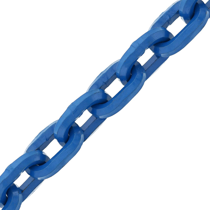 7/16" Tyler Tool Hardened Alloy Hex Shape Anti-Theft Chain, Blue