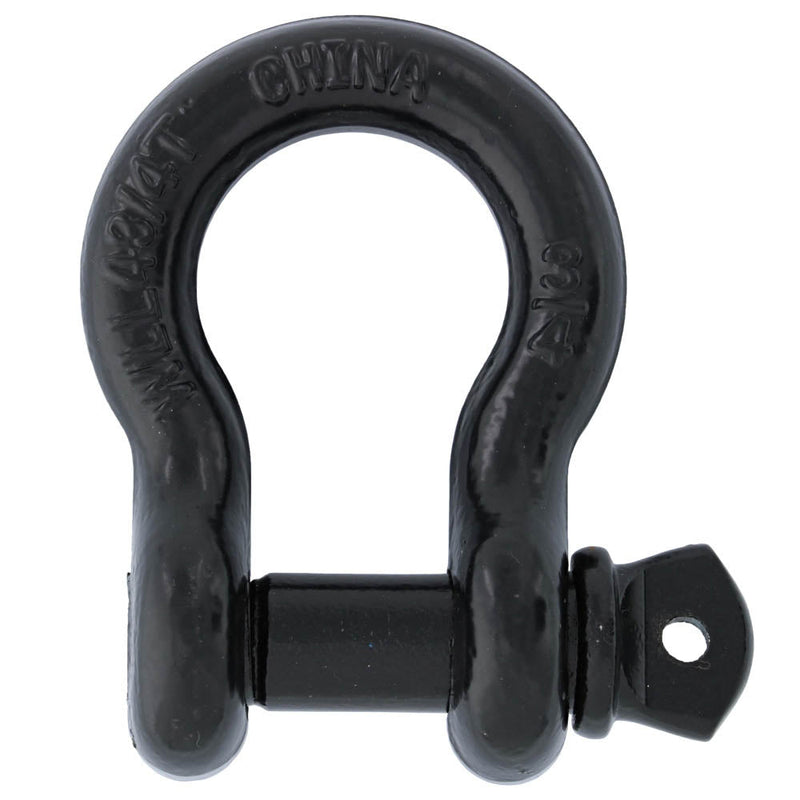 Black Powder Coated Galvanized Screw Pin Anchor Shackle