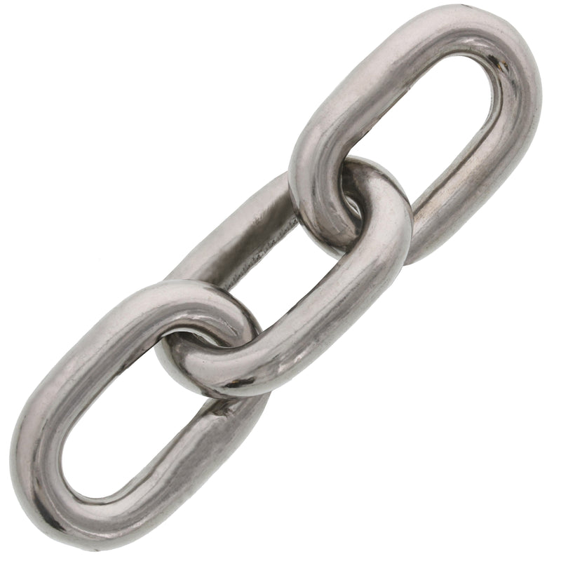 Type 304 Stainless Steel Chain (Sold Per Foot)